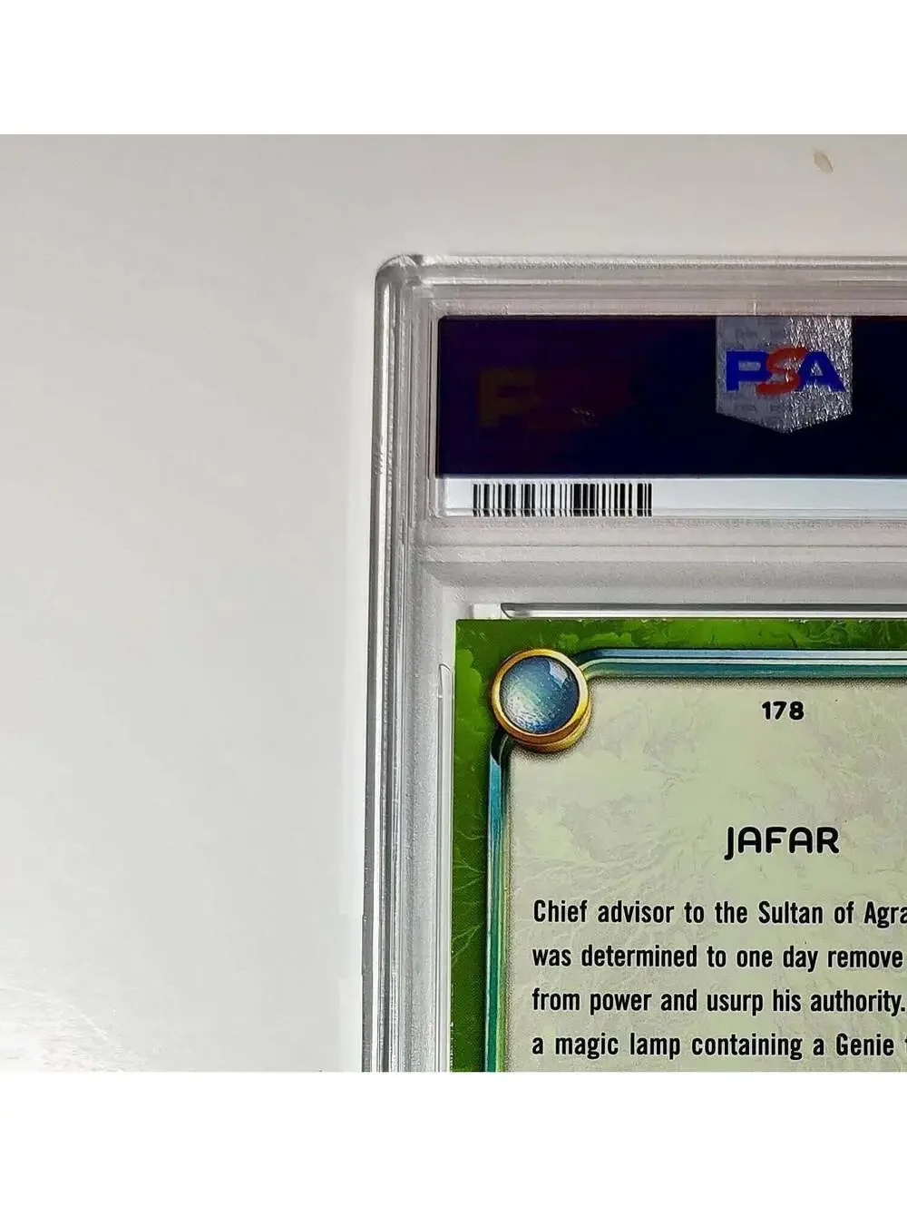 Jafar 2025 Topps Disney Wonder #178 Card Aladdin PSA 9